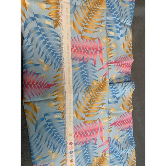 Hoffman California Eco Friendly Fabric Tropical Foliage Design 100% Cotton 1yd 1 - Picture 6 of 13